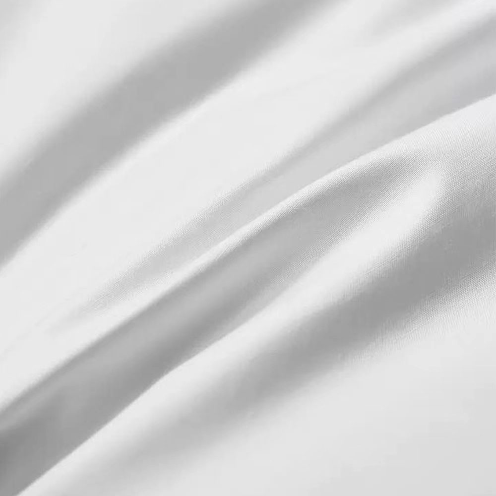 Cotton satin fitted sheet